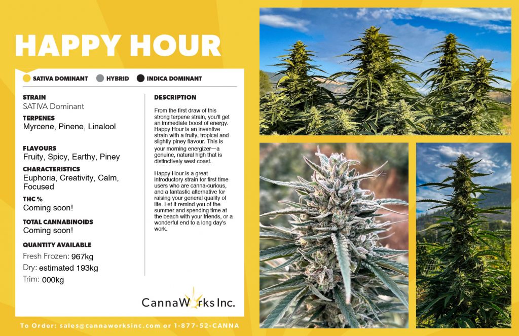 Cannaworks Happy Hour Hybrid Cannabis